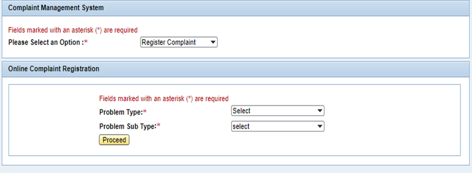 WBSEDCL - Online Complaint Registration
