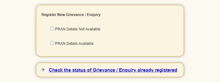 CRA NSDL Online Grievance Registration Form Guidance