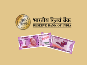 RBI press release for 2000 notes